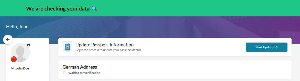 Fintiba is validating your data